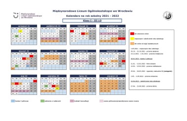 Kalendarium MLO 2021-2022 I-III LO-001
