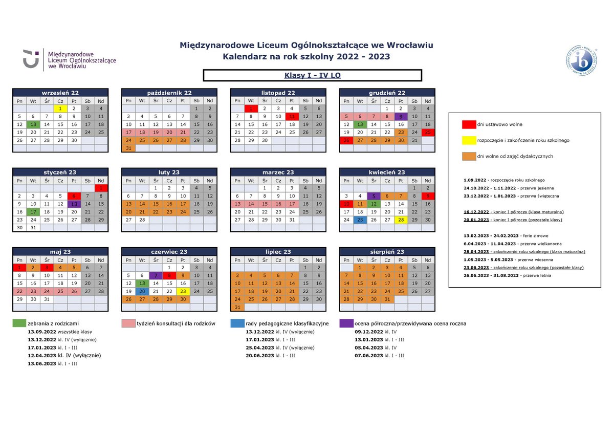 Kalendarium MLO 2022_2023 - I - IV LO 2022_2023 szczegolowy